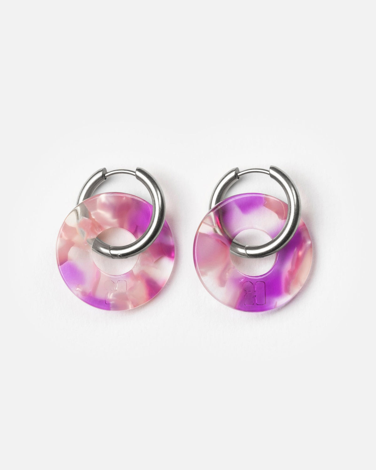 Boucles D'Oreilles Donuts - Pink