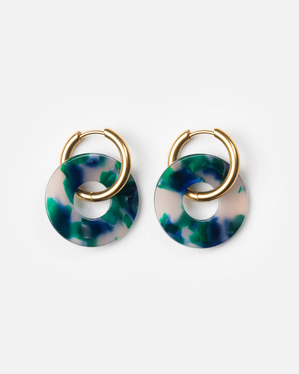 Boucles D'Oreilles Donuts - Verde