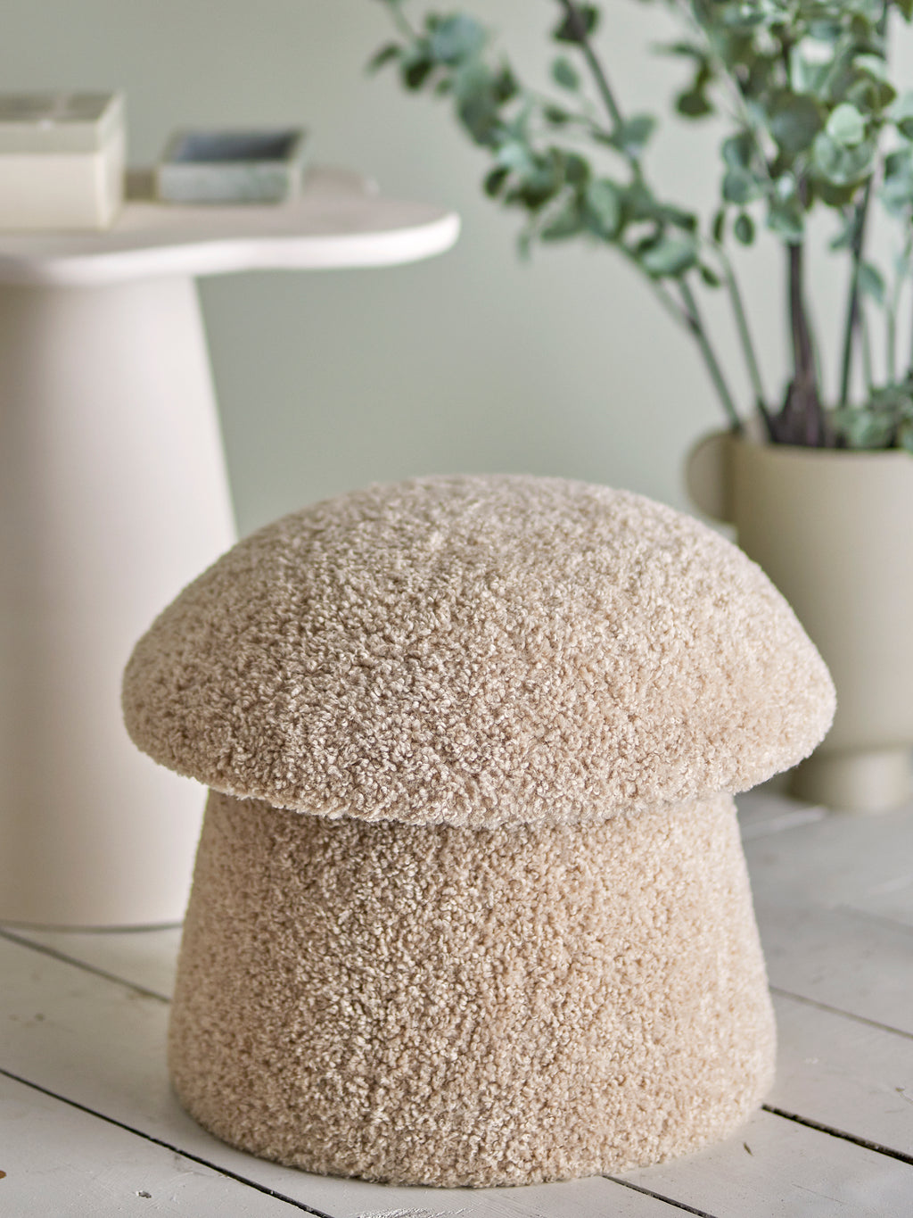Bocca - Pouf - Natural - Polyester