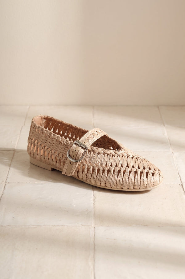 Doris Ballet Flats - Beige