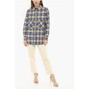 Double Breast Pockets Tartan Check Shirt