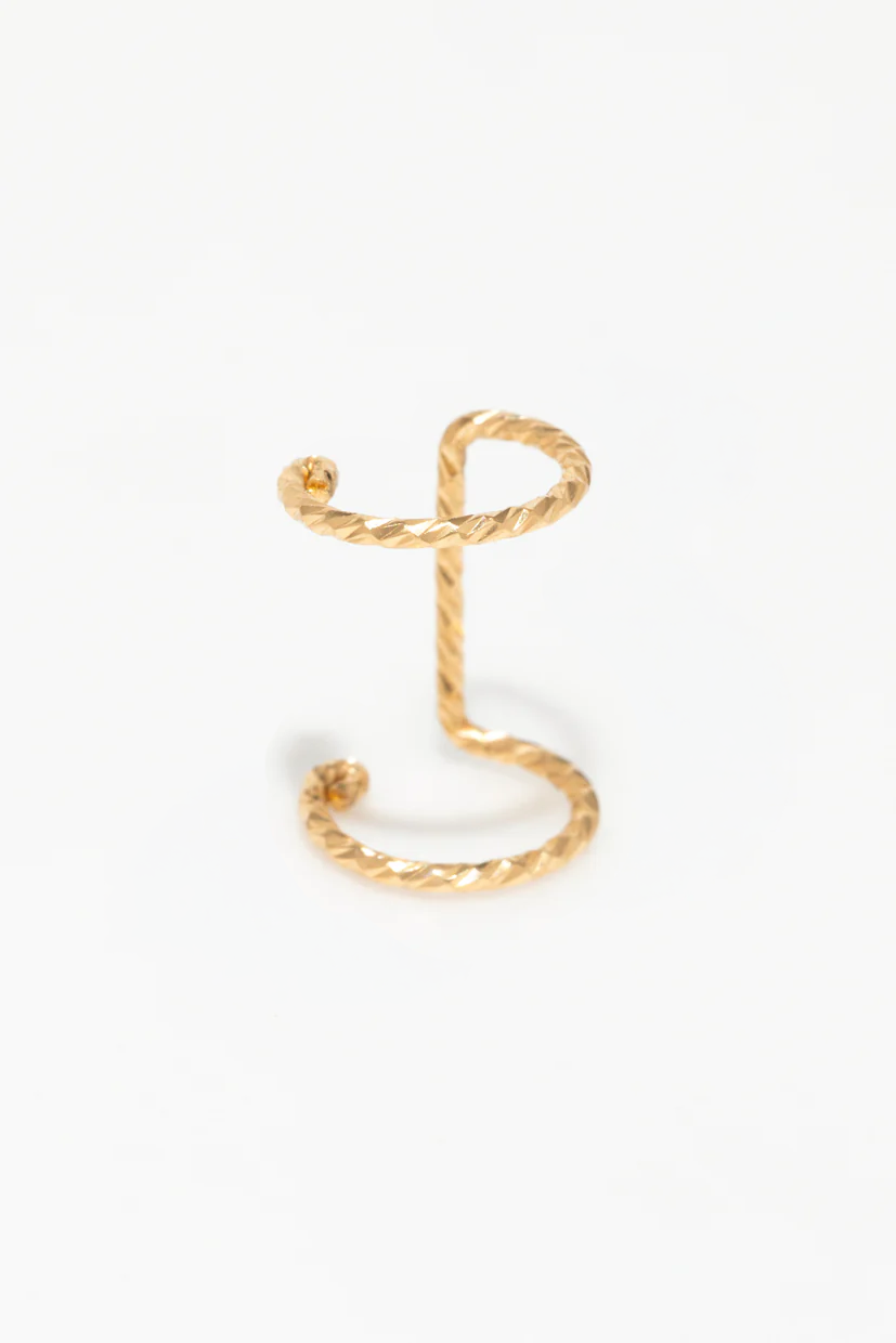 Faux Piercing Double Hélix - Eclat