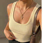 Collier Double Croix