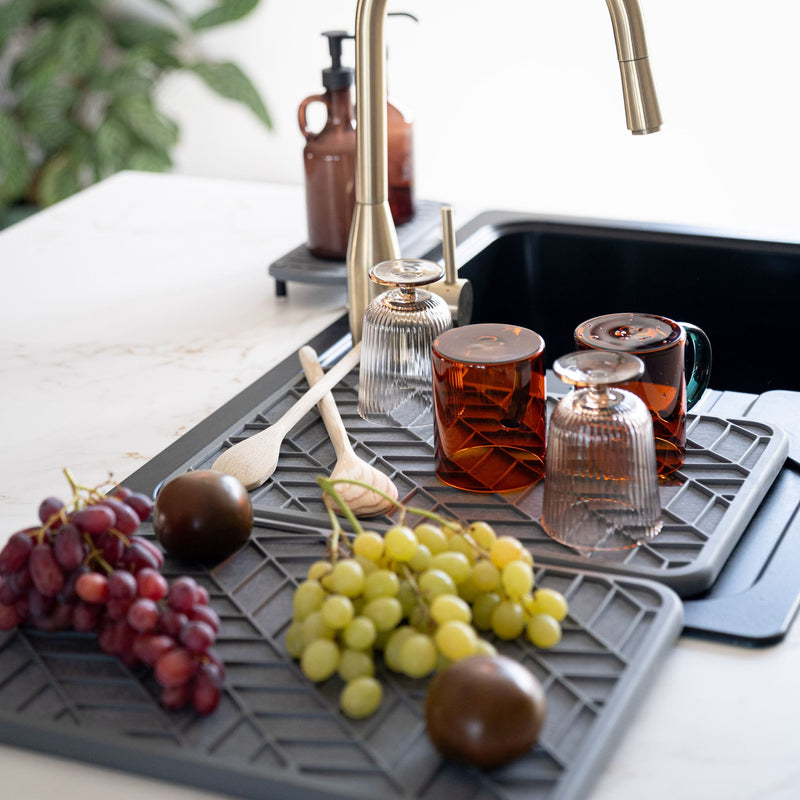 Double Égouttoir En Pierre De Diatomite - 2 Coloris