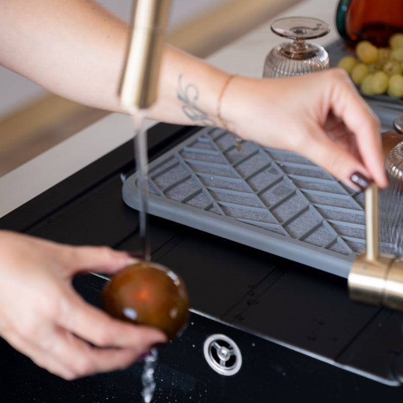 Double Égouttoir En Pierre De Diatomite - 2 Coloris