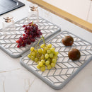 Double Égouttoir En Pierre De Diatomite - 2 Coloris