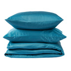 Douce Nuit - Housse Couette - Bleu Paon