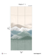 Fresque Douce Montagne - Prairie