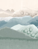 Fresque Douce Montagne - Prairie