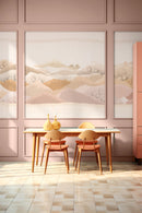 Fresque Douce Montagne - Terre Orange