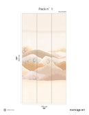 Fresque Douce Montagne - Terre Orange