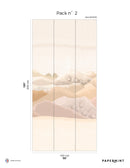 Fresque Douce Montagne - Terre Orange