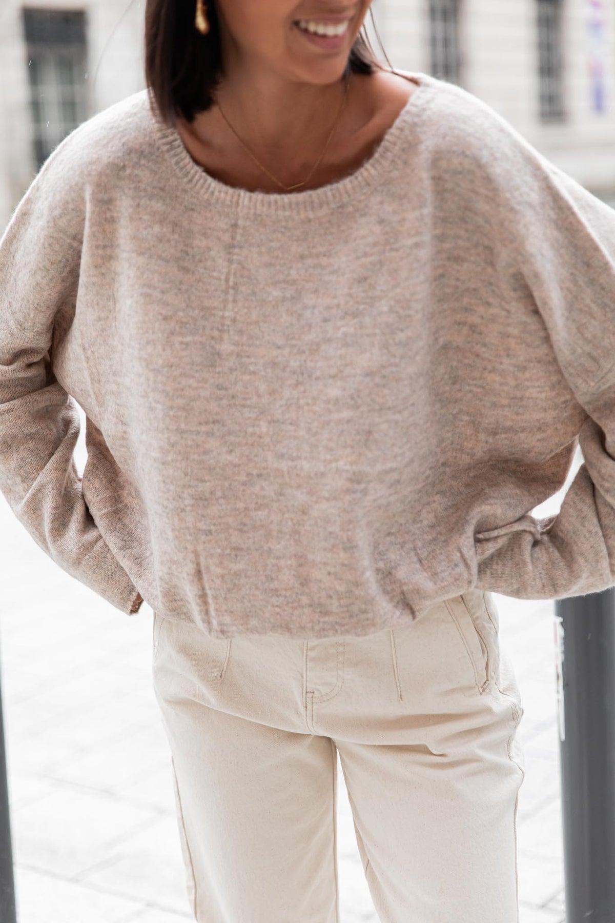 DOUCEUR Beige - Pull Loose