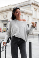 DOUCEUR Gris Clair - Pull Loose
