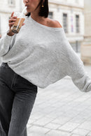 DOUCEUR Gris Clair - Pull Loose