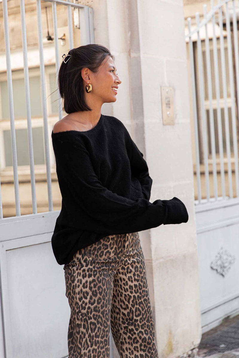 DOUCEUR Noir - Pull Loose