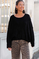 DOUCEUR Noir - Pull Loose