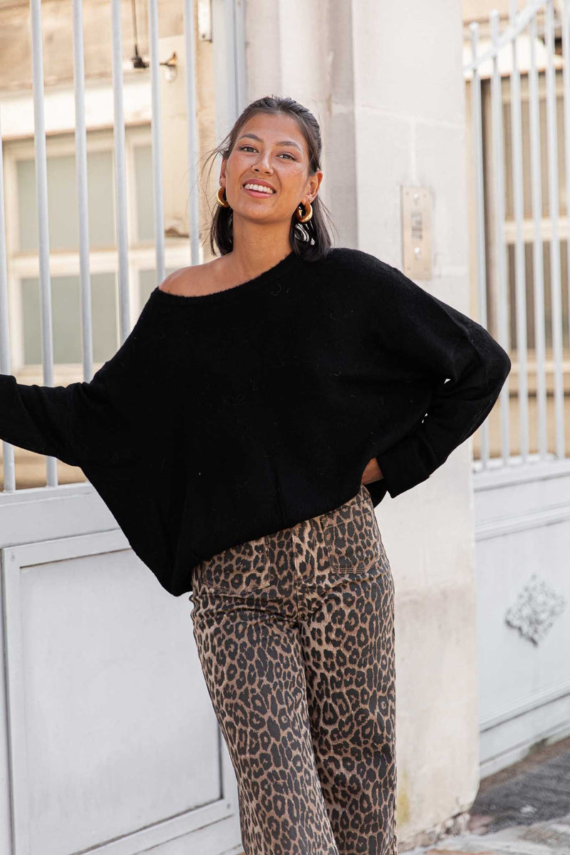 DOUCEUR Noir - Pull Loose