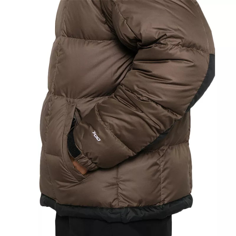 The North Face - Doudoune À Capuche M Lhotse - Marron/Noir