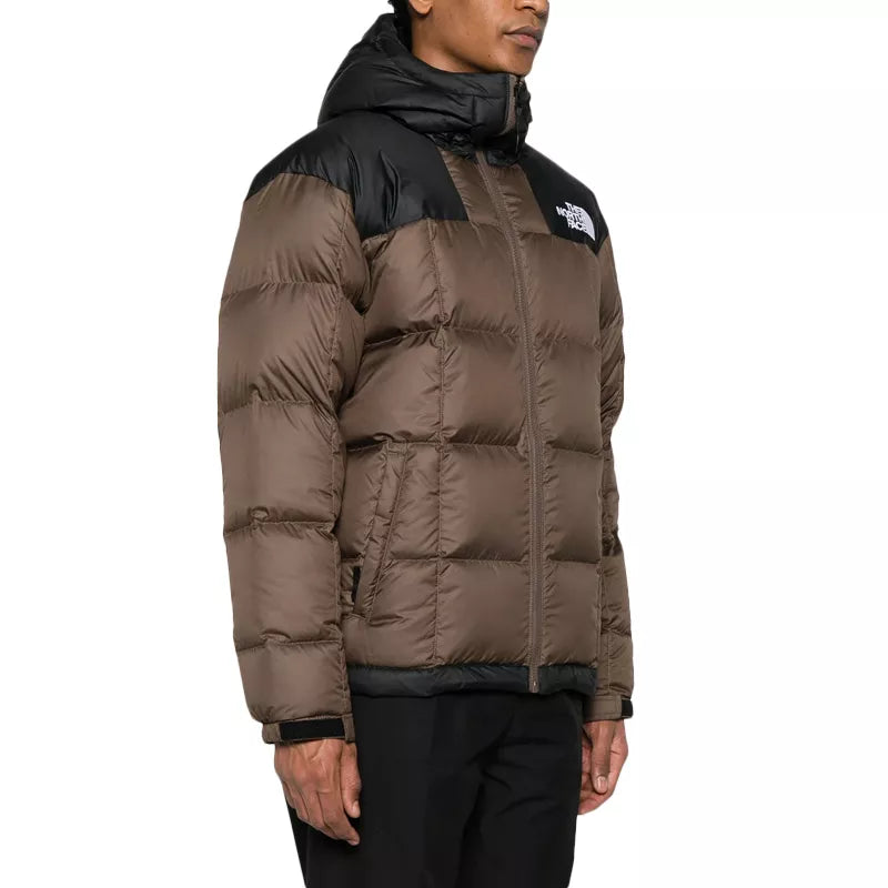 The North Face - Doudoune À Capuche M Lhotse - Marron/Noir