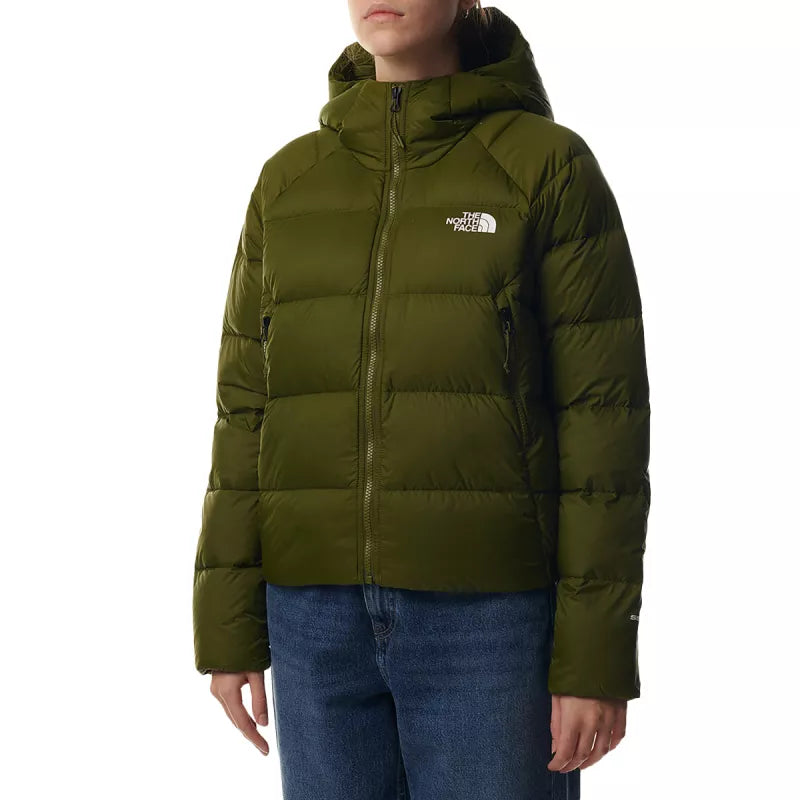 The North Face - Doudoune À Capuche W Hyalite - Kaki/Blanc