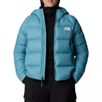 The North Face - Chaqueta de plumón con capucha W Hyalite - Azul agua/Azul cielo