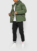 Champion - Doudoune À Capuche Hooded - Vert - Homme