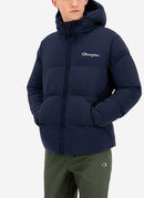 Champion - Doudoune À Capuche Hooded - Bleu - Homme