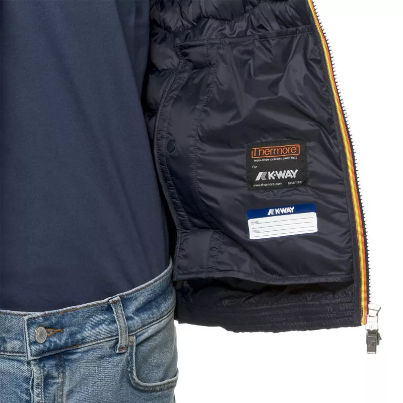 Plumífero con capucha K-Way Jack Eco Warm - Azul