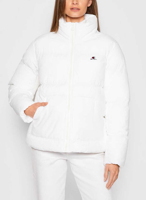 Champion - Doudoune Col Montant - Blanc - Femme