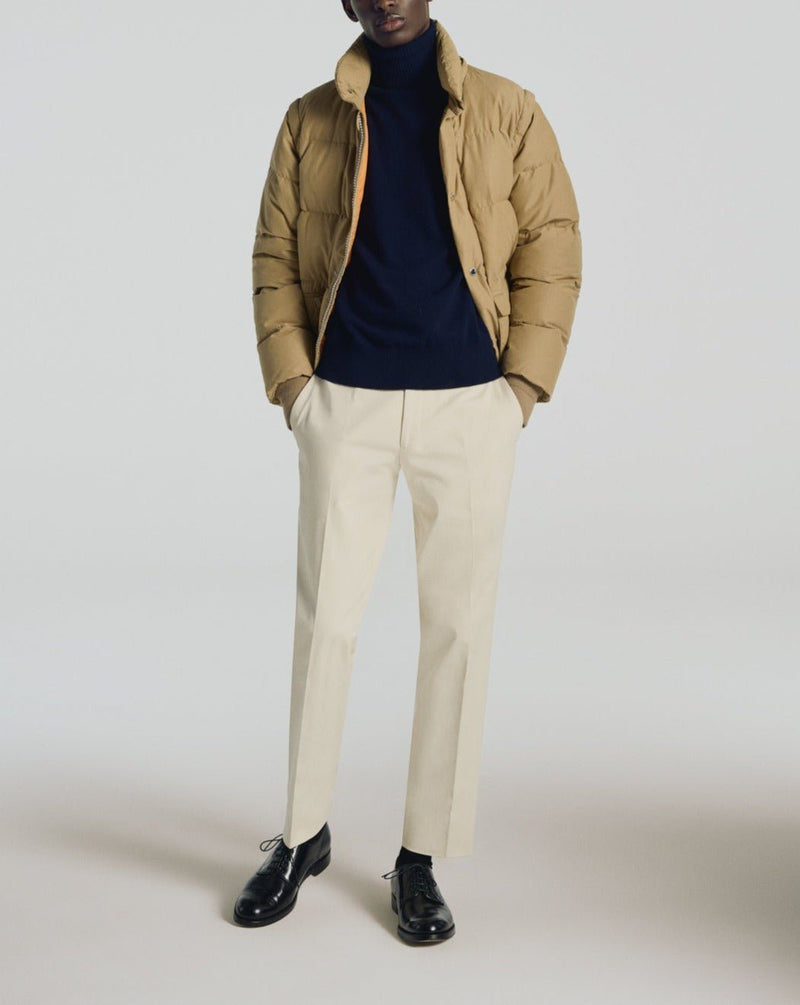 Fursac - Anorak de algodón técnico - Camel - Hombre