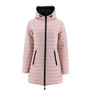 Moscow Long Reversible Hooded Down Jacket - Black - Women