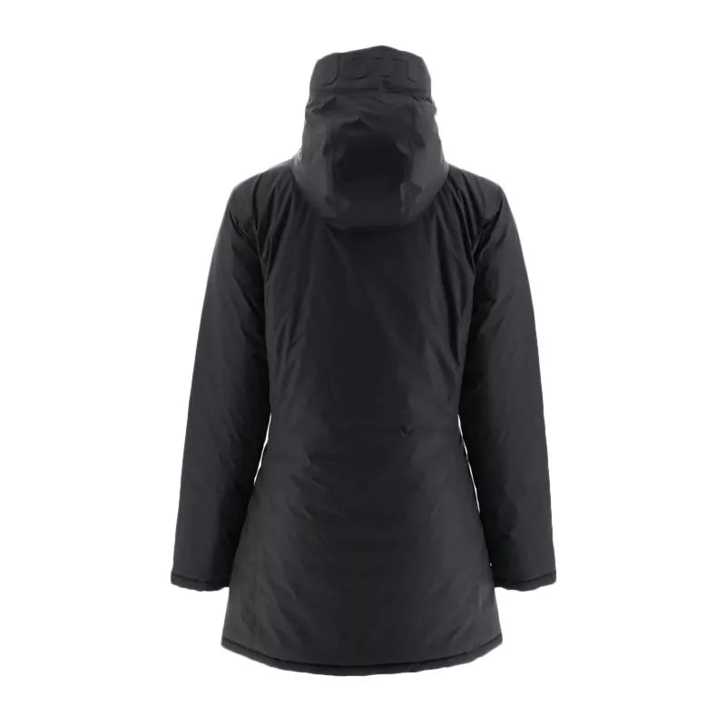 Long Reversible Hooded Down Jacket Moscou - Black - Women