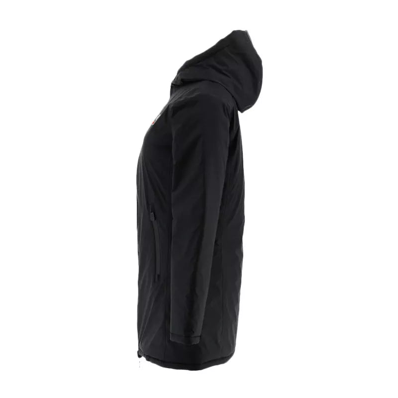 Moscow Long Reversible Hooded Down Jacket - Black - Women