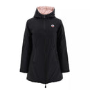 Moscow Long Reversible Hooded Down Jacket - Black - Women