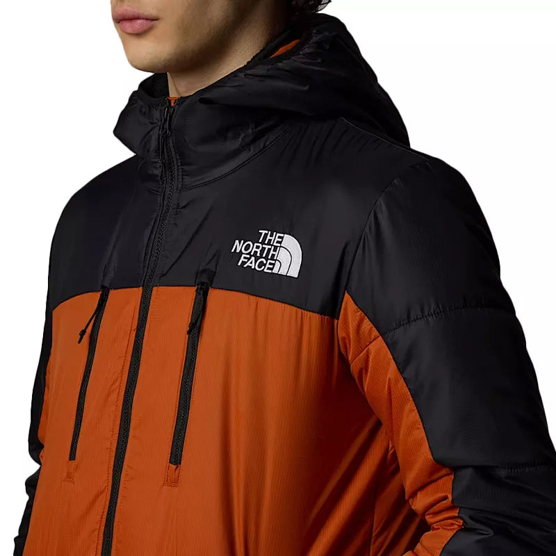 Doudoune Légère À Capuche M Limbara Light - Orange/Noir.