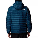 Doudoune Légère À Capuche M Terra Peak - Bleu Petrole/Blanc