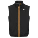 K-Way Valen Stretch Dot Sleeveless Down Jacket - Black