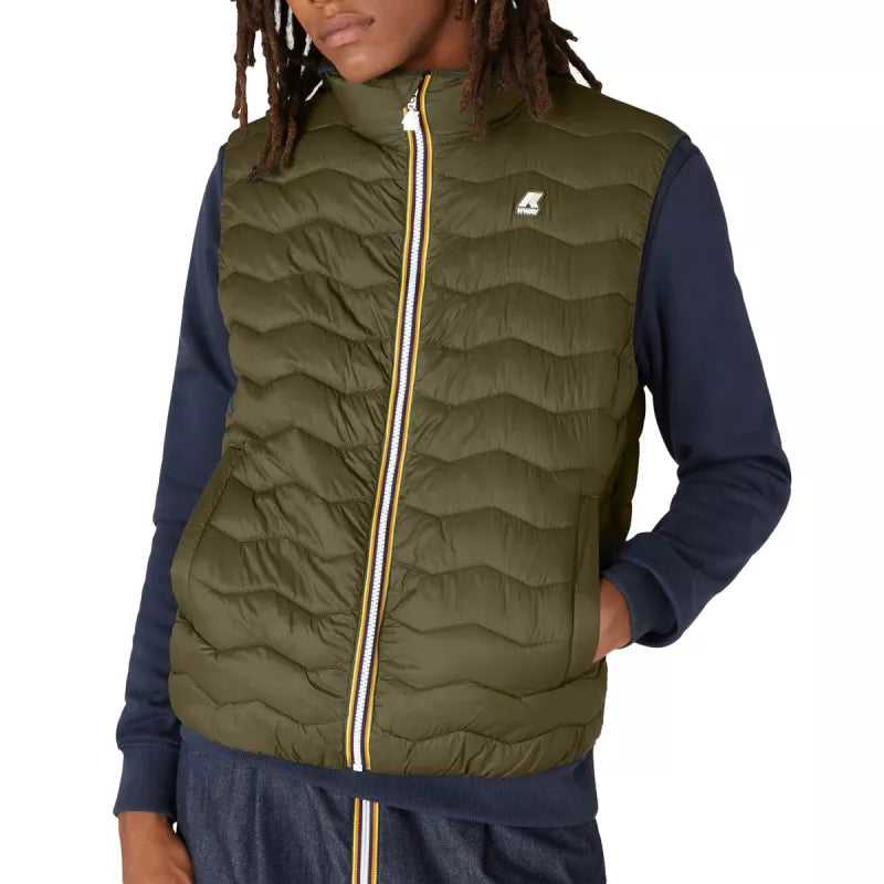 K-Way Valen Sleeveless Padded Jacket - Green