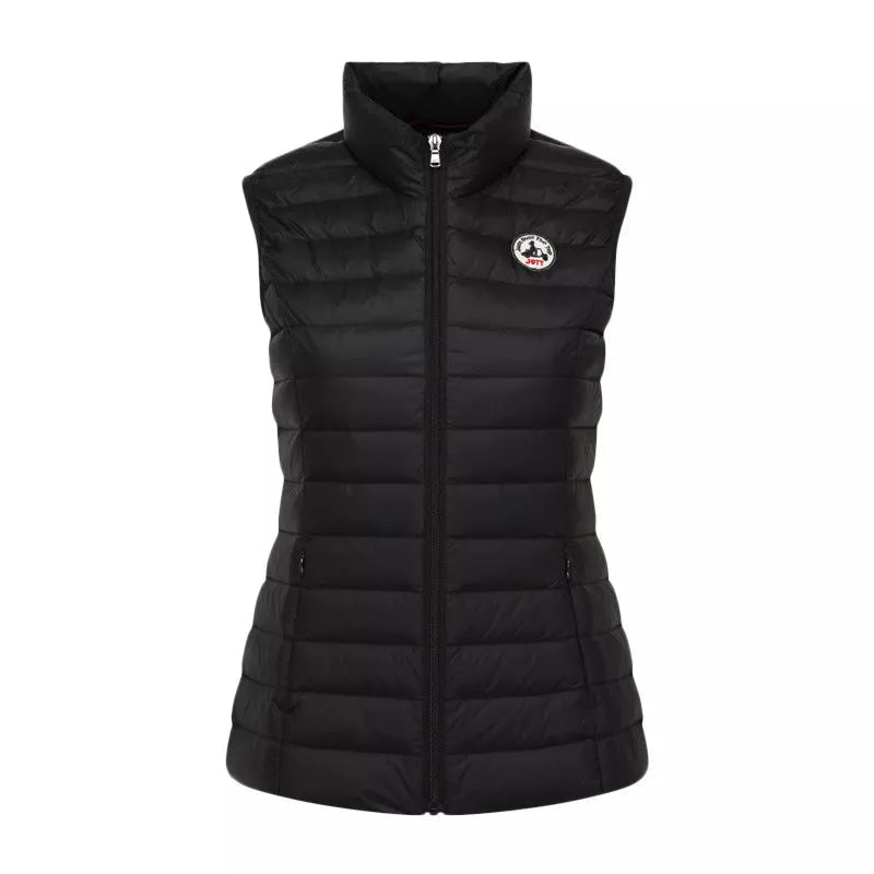 Chaleco Acolchado Sin Mangas Seda Noos - Negro - Mujer