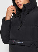 Champion - Doudoune Semi-Zippée Hooded - Noir - Homme