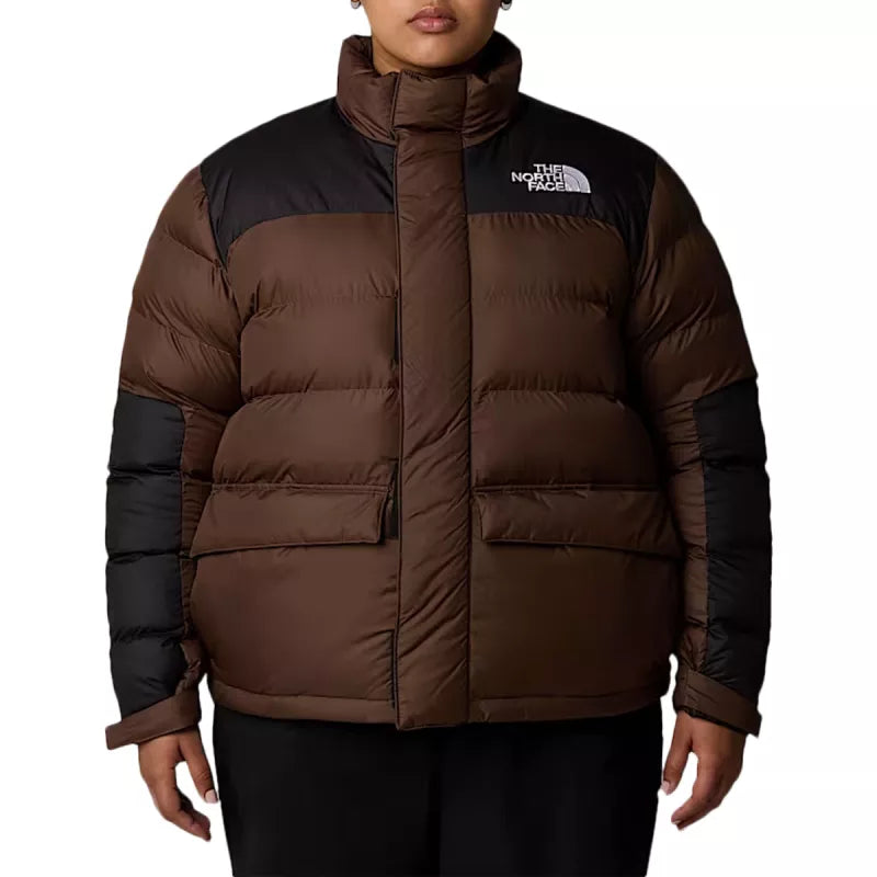 The North Face - Chaqueta de plumón Limbara talla grande - Marrón/Negro