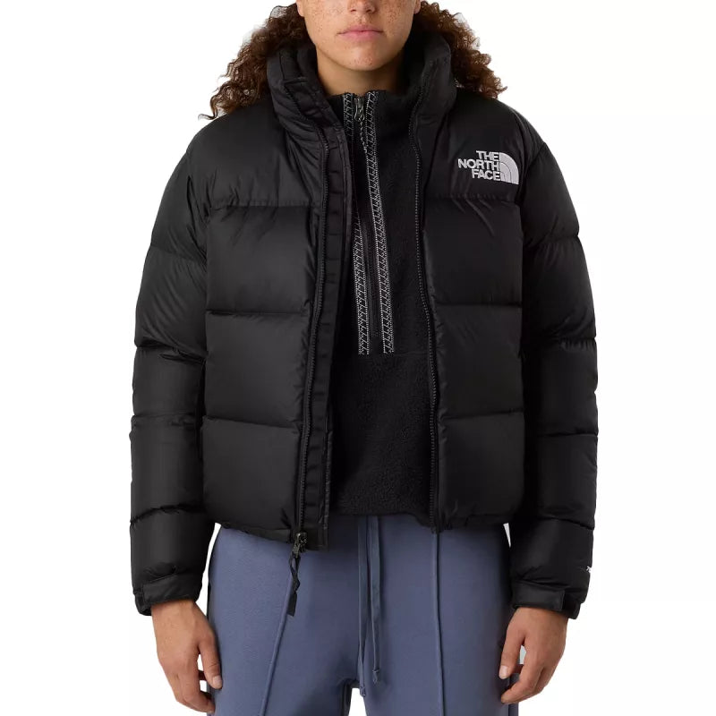 The North Face - Chaqueta de plumas W 1996 Retro Nuptse - Negro Blanco