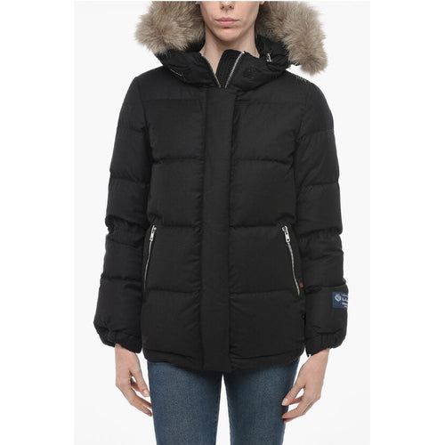 Aliquippa Down Jacket With Removable Fur