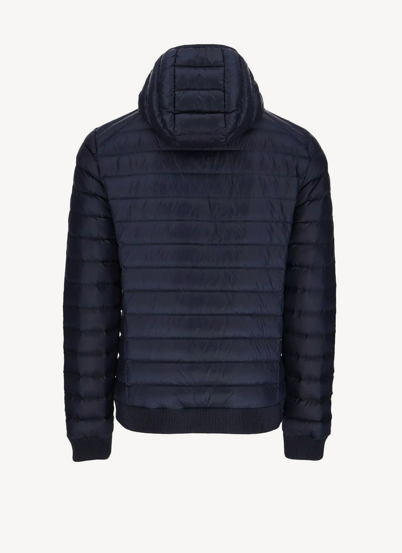 Jott - Doudoune À Capuche Et Logo - Navy - Homme