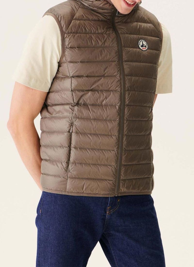 Jott - Pat Sleeveless Down Jacket - Taupe - Man