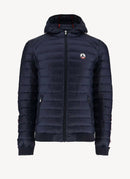 Jott - Doudoune À Capuche Et Logo - Navy - Homme