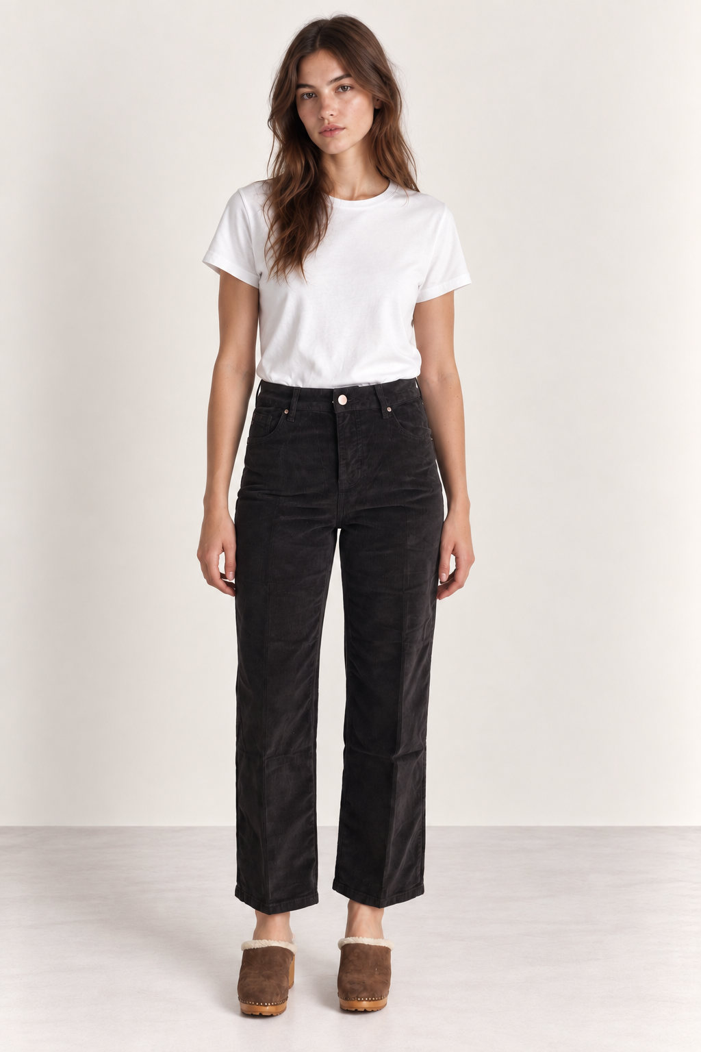 Pantalon Louvre Tinycord - Noir