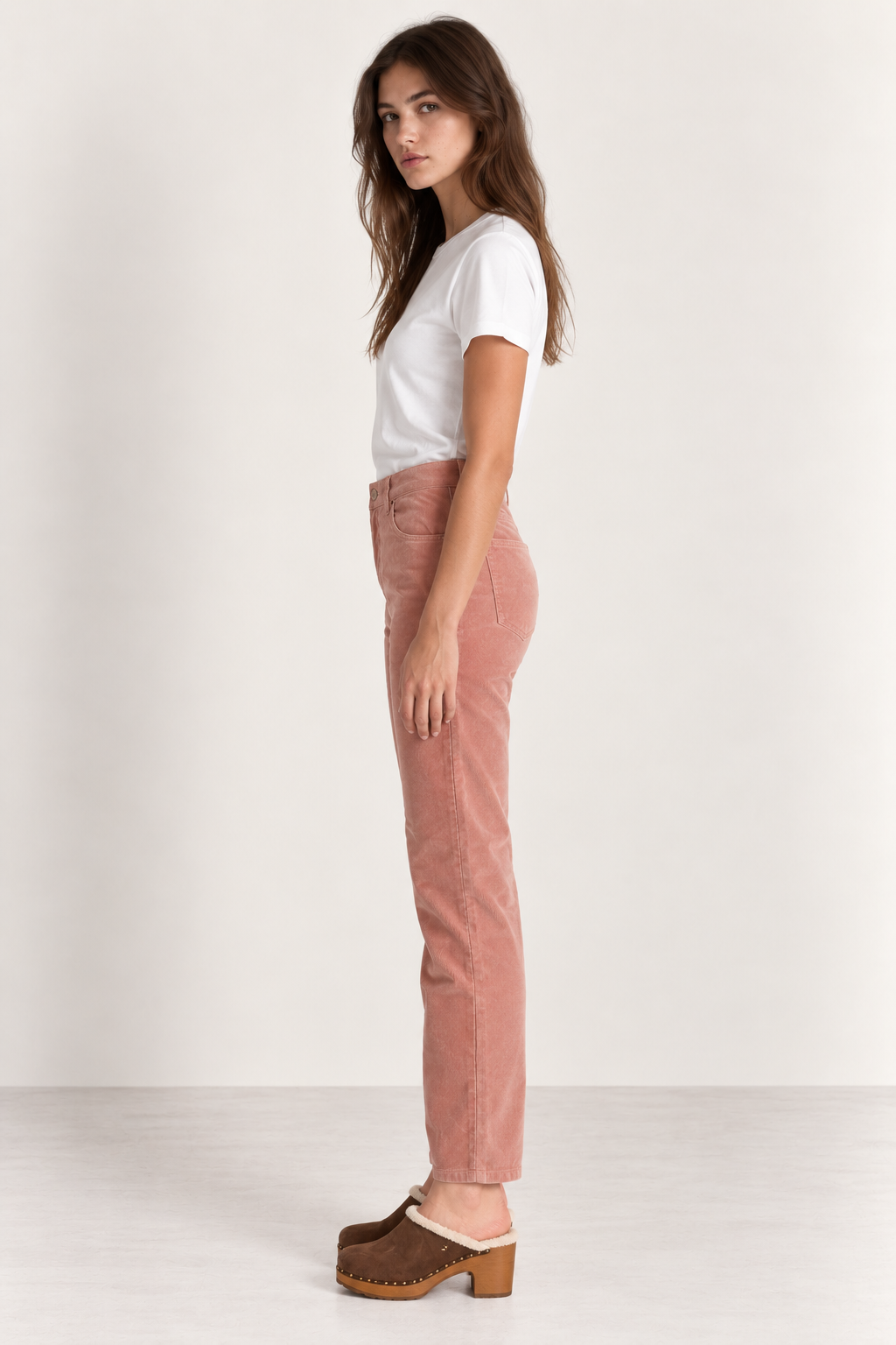 Spodnie Pompidou Tinycord - Blush