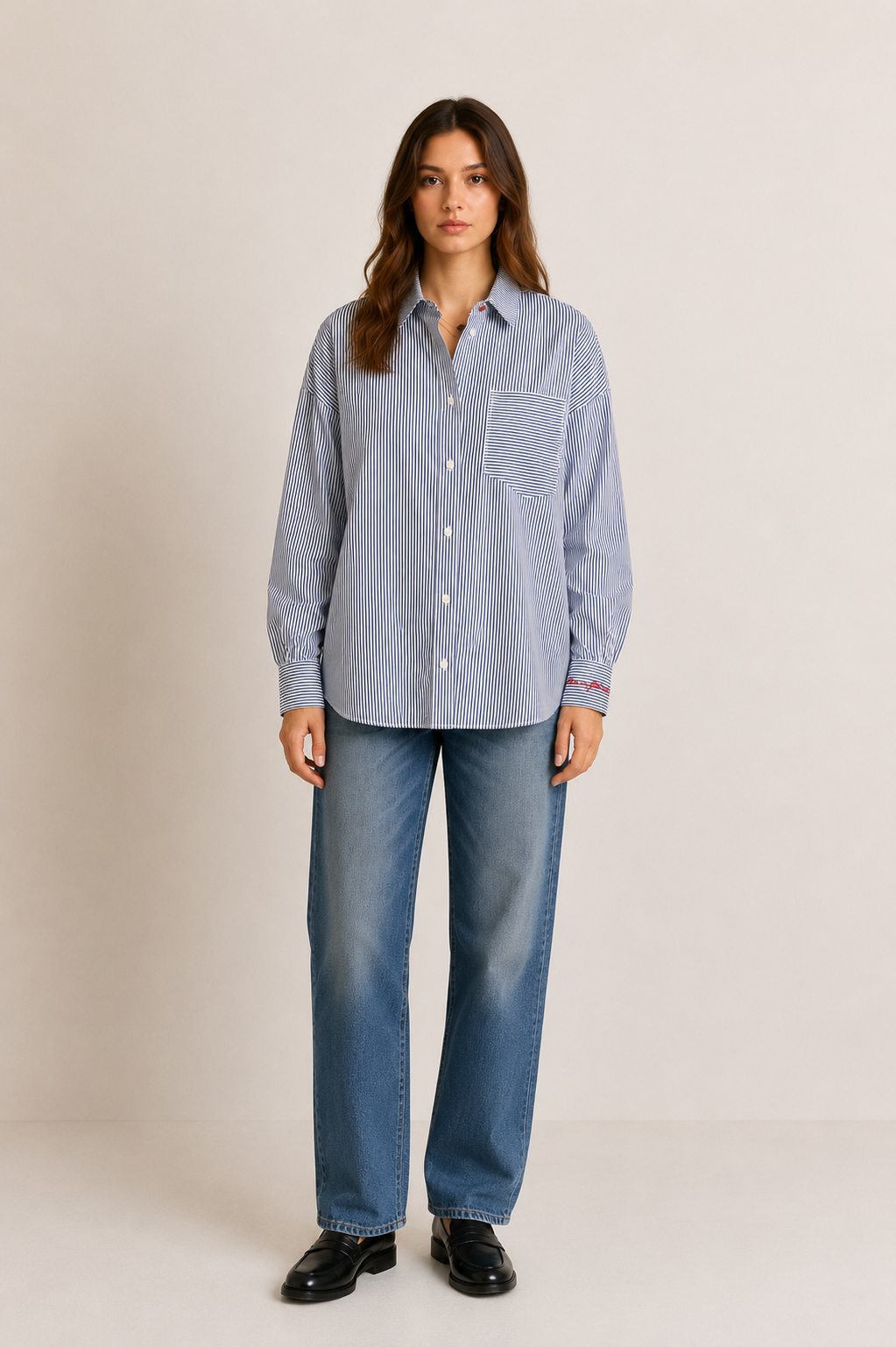 Blouse & Chemise Culture - Bleu Raye
